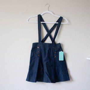 Copper Key 100% Cotton Girls Skirt Overalls